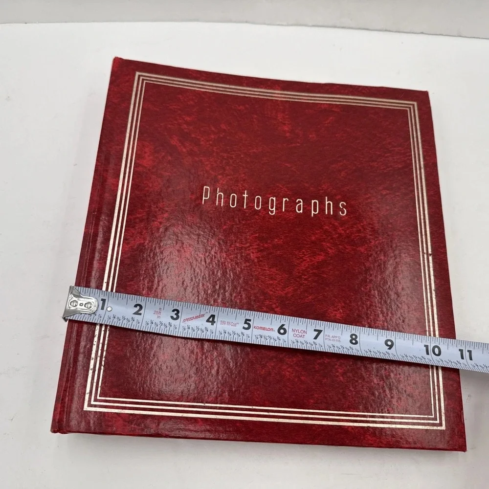Vintage red faux